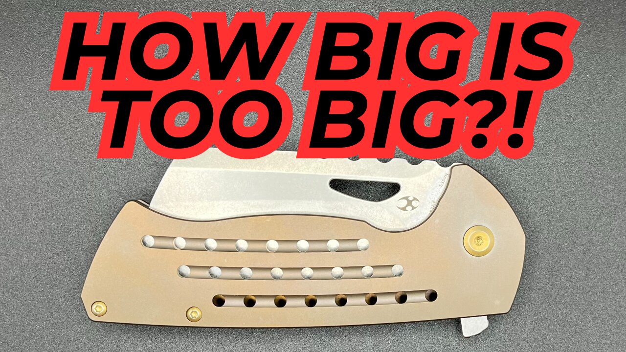 I Dont Know What You Would Use This Knife For, But I Love It! Kansept Leviathan!
