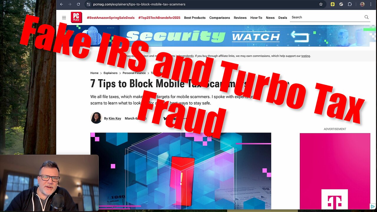 Tax Scams Exposed, Fake IRS and TurboTax Refund Fraud, PCMag Interview with Kim Key