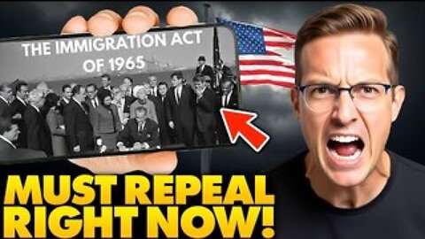 Why We Must REPEAL The Hart-Celler Act To SAVE America: 'End Mass Migration'