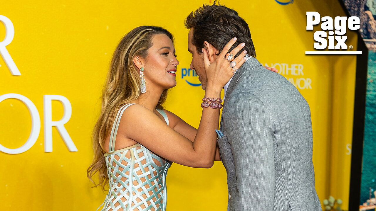 Blake Lively and Ryan Reynolds cozy up at 'Another Simple Favor' premiere amid Justin Baldoni drama
