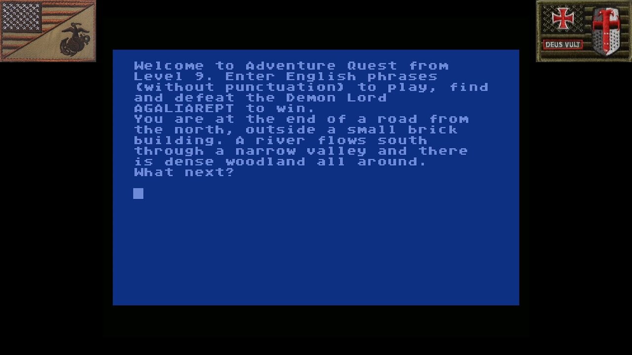 Adventure Quest (Atari 800 - Attract Mode) [EU Only]