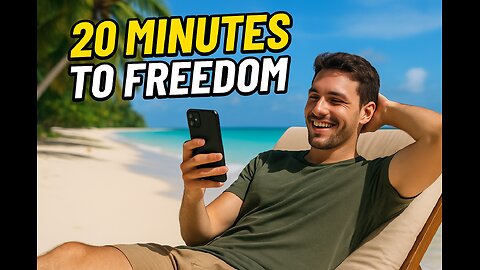 “How I Built Freedom in 20 Minutes a Day 🌍 | Start Your Side Hustle Today”