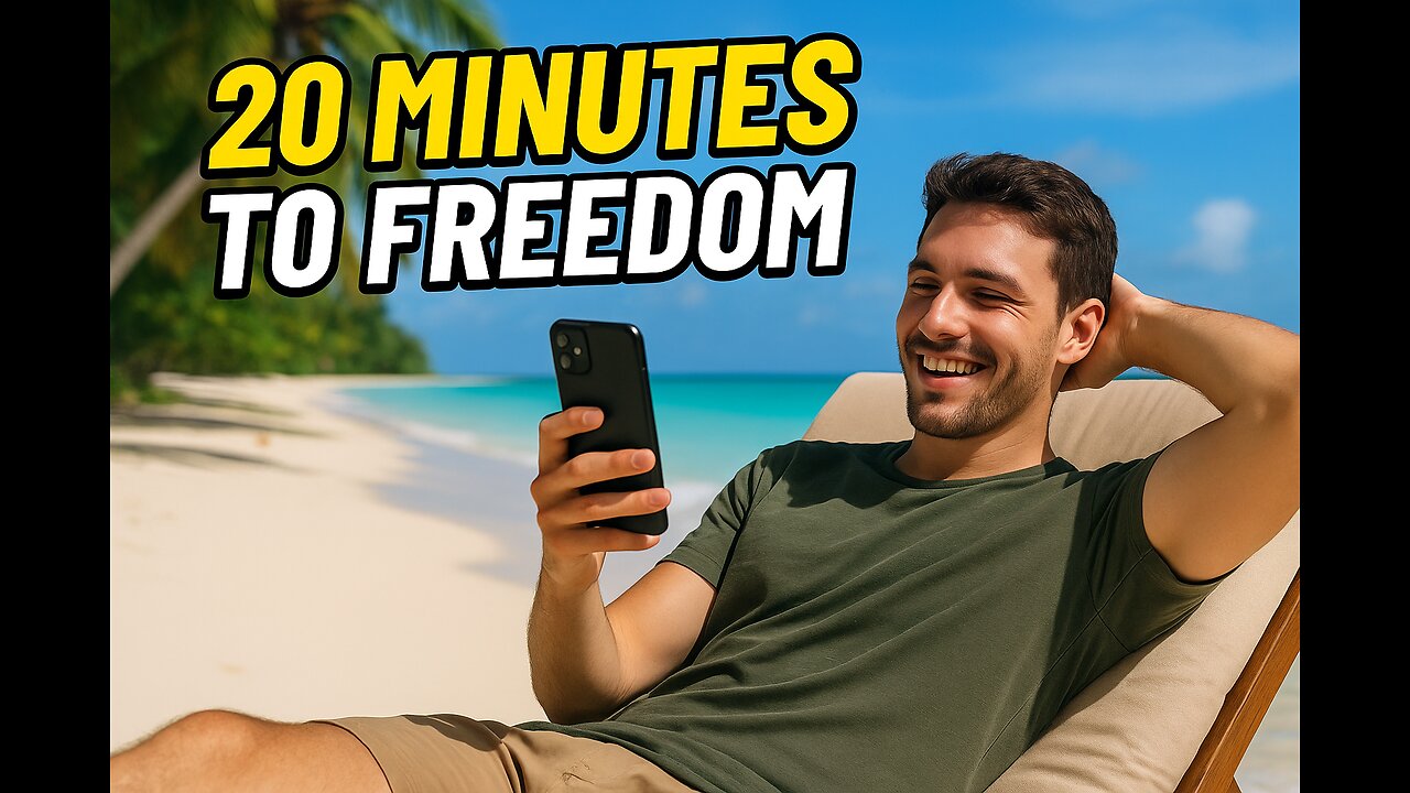 “How I Built Freedom in 20 Minutes a Day 🌍 | Start Your Side Hustle Today”