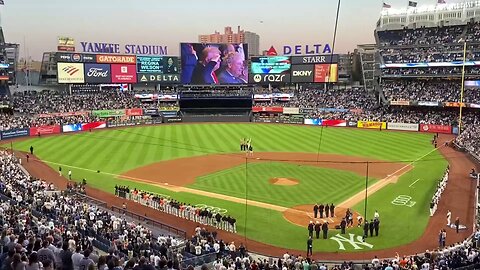 Donald Trump receives warm welcome followed by chants of ‘USA’ during Yankees game