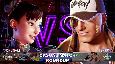 Kuya Kalbo SF6 Casual Match Roundup. Chun Li 4 star Diamond Rank [Hori Fight Stick]