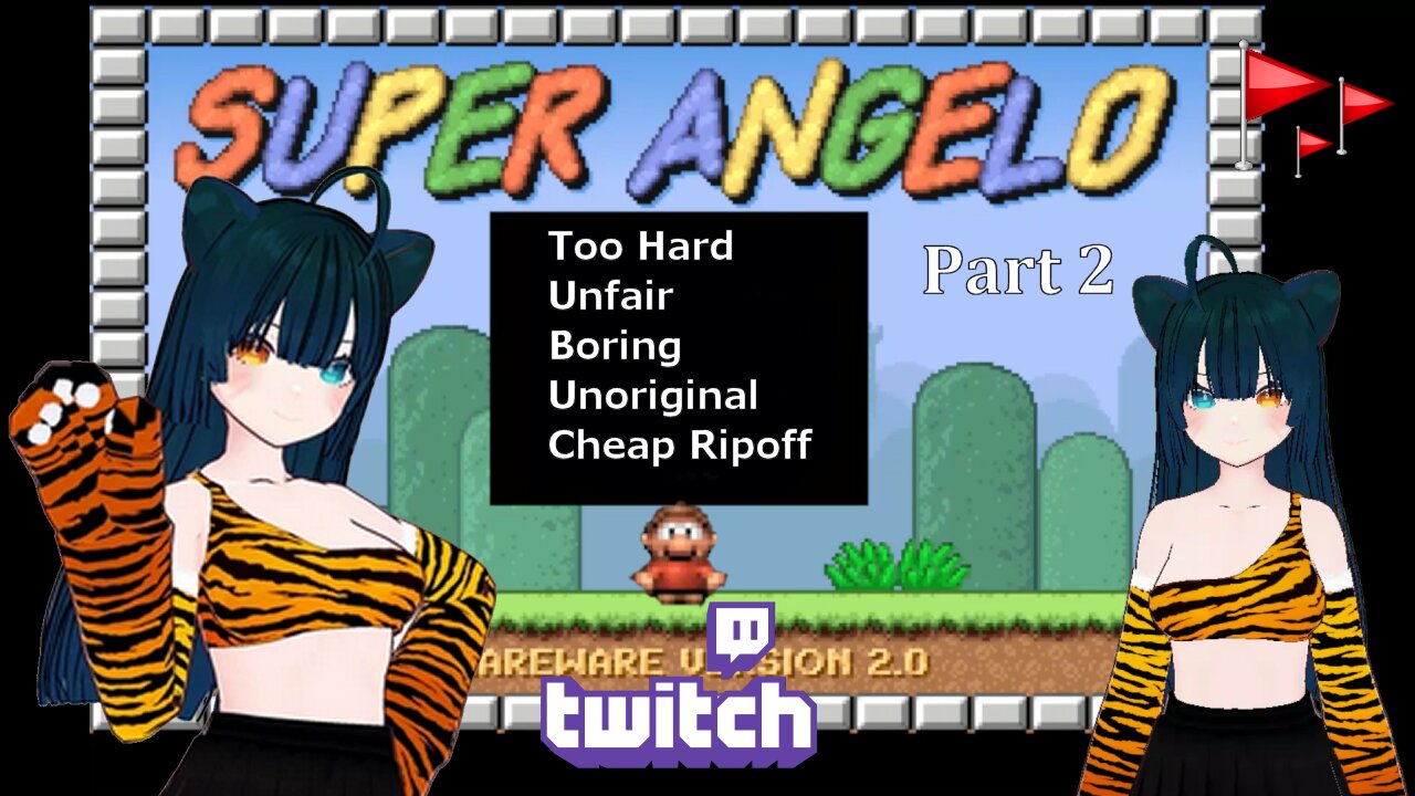 MS DOS Stream : Super Angelo Part 2 : Dead Flags VTuber