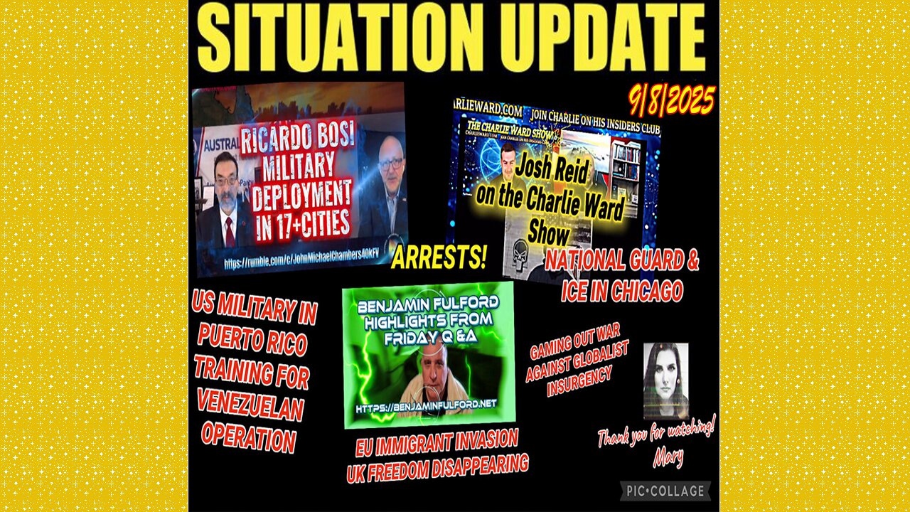 SG Anon. Juan O Savin ~ Situation Update 9/8/25 ~ Restored Republic > Judy Byington- Q+ White Hats
