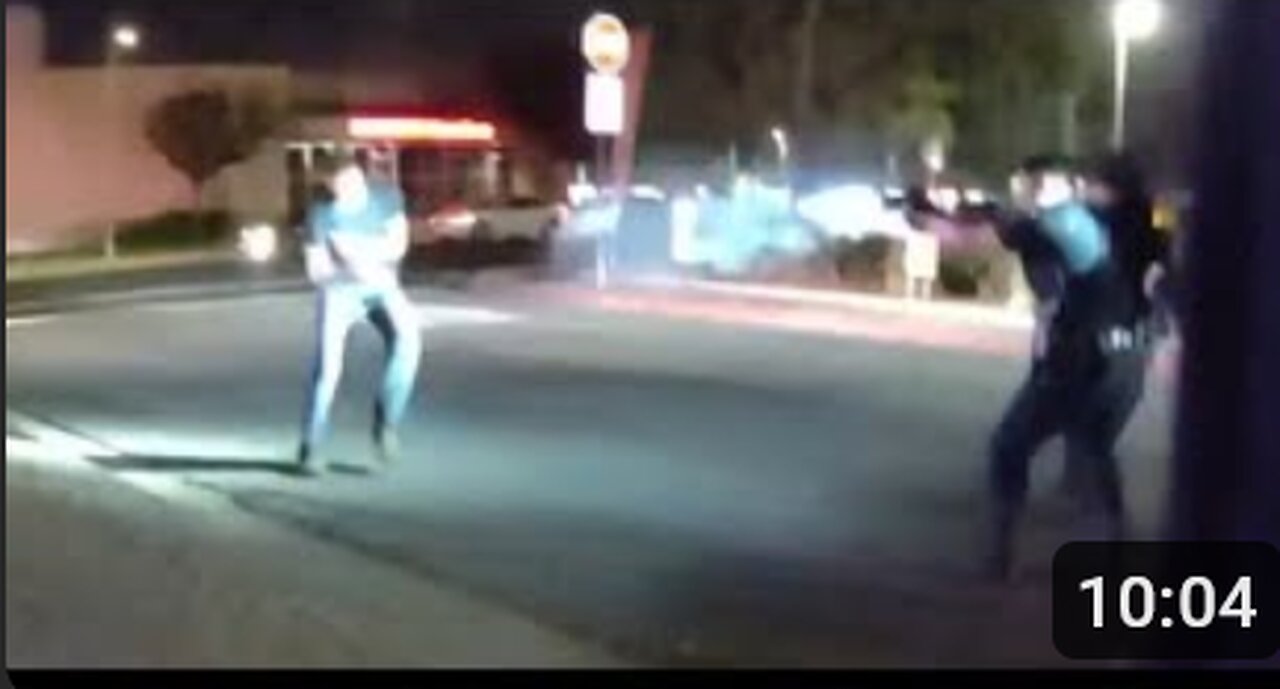 Crazed Lunatic and Murder Suspect Catches Hot Ones After Charging Oxnard Police With Scissors