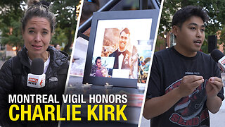 'No to racism!': Charlie Kirk vigil slightly disrupted in Montreal