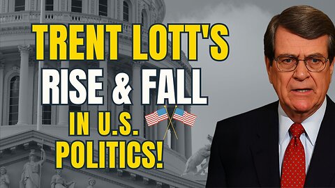 ⚖️ Senate Secrets Trent Lott’s Untold Legacy!