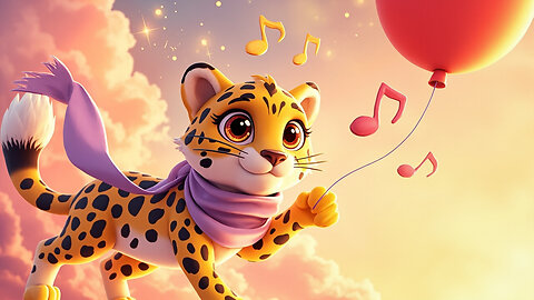 Leopard Lets Go 🐆🎈 | Gentle Kids’ Song About Letting Go