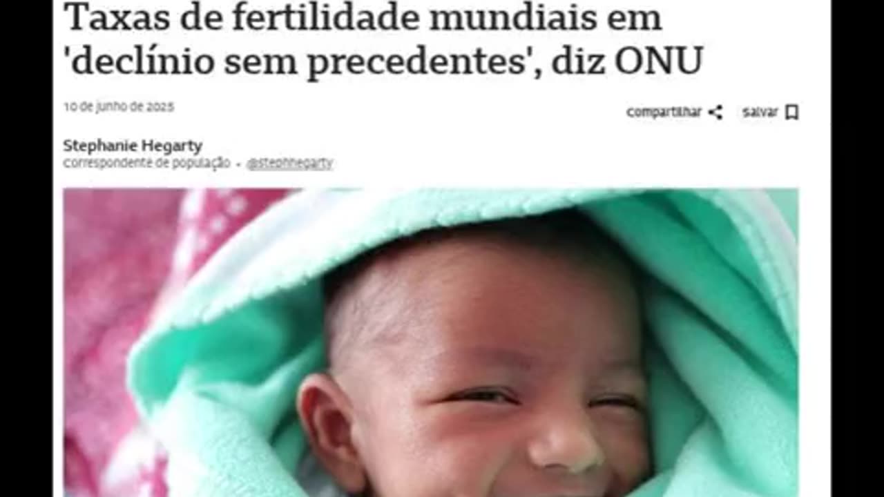 A crise nas Taxas de natalidade mundial, @MgtowJesuino
