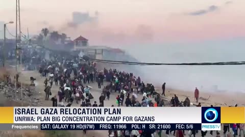 An Israeli plan to relocate Gaza’s population to a closed zone near the Egyptian border