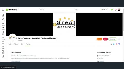 Write Your Own Book With The Great Discovery