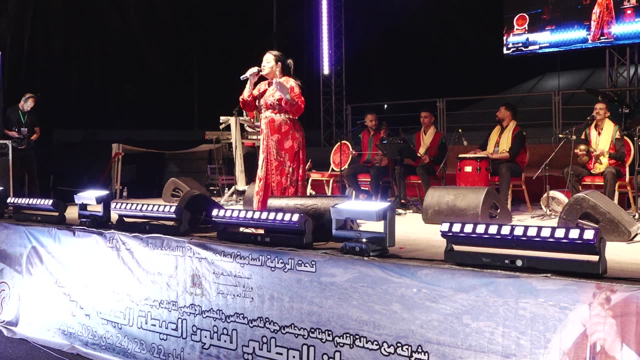 الفنانة رشيدة الفيلالية في تاونات مهرجان العيطة الجبلية 2025 rachida filalia