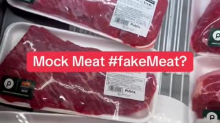💥WARNING💥 Want regular food prices..?? Eat Mock meat instead...