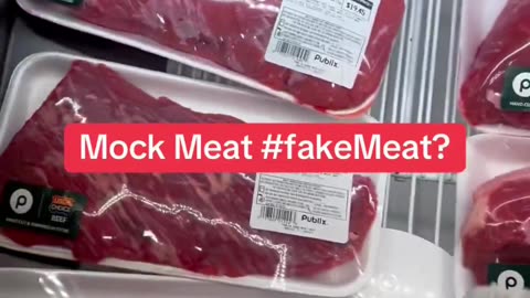 💥WARNING💥 Want regular food prices..?? Eat Mock meat instead...