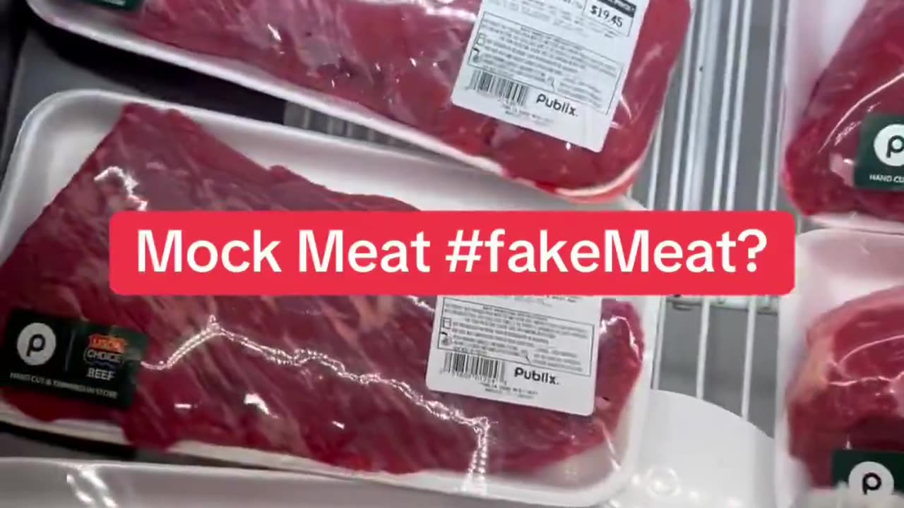 💥WARNING💥 Want regular food prices..?? Eat Mock meat instead...