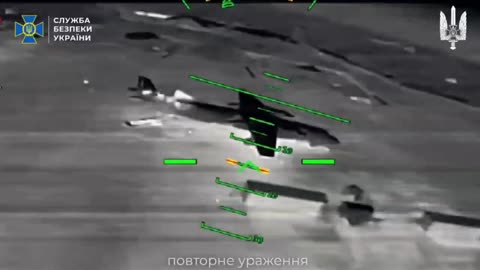 Ukrainians released attack footage. Su-30SM and MiG-31 ended up in ruins