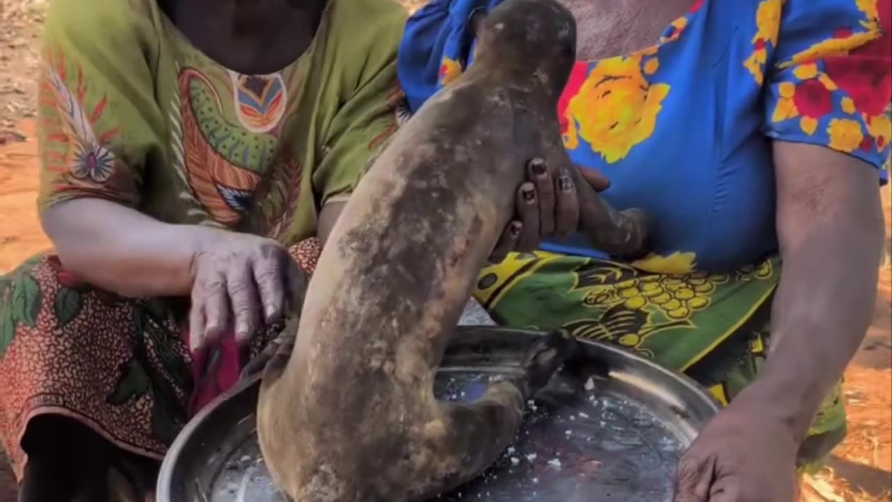 Hadzabe Enjoy Monkey BBQ