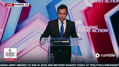 WATCH: Vivek Ramaswamy Discusses Faith in America at AmFest - 12/19/25