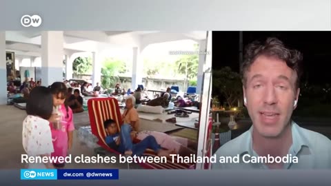 10 people die in military clashes along Thailand-Cambodia border | DW News