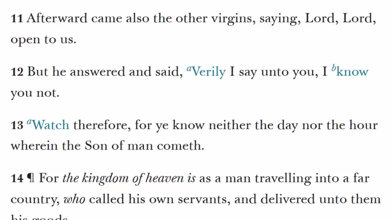 10 Virgins - Who is Prepared For Lord's Second Coming - Extra Oil and Wise -5-18-25