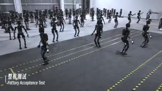 🔥⚠️⚠️🔥A warehouse full of robots training to work together.. And no more job for you...