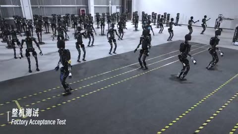 🔥⚠️⚠️🔥A warehouse full of robots training to work together.. And no more job for you...