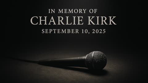 Rest in peace Charlie Kirk! September 10, 2025