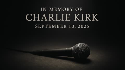 Rest in peace Charlie Kirk! September 10, 2025