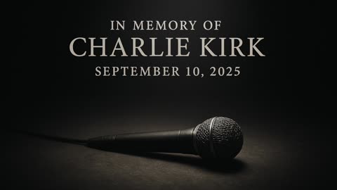 Rest in peace Charlie Kirk! September 10, 2025