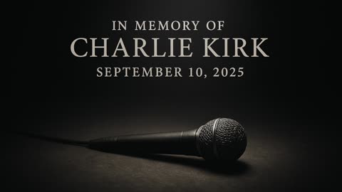 Rest in peace Charlie Kirk! September 10, 2025