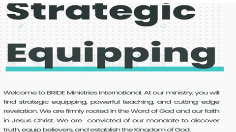 startegic equipping
