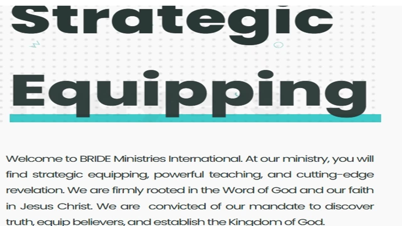 startegic equipping