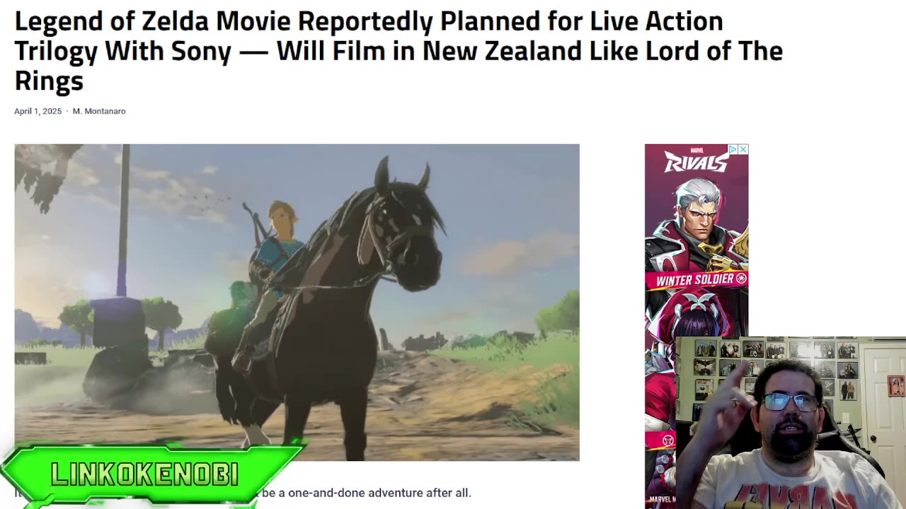 Legend Of Zelda Movie Update