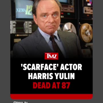Rip to scarface actor Harris yulin 06/15/25