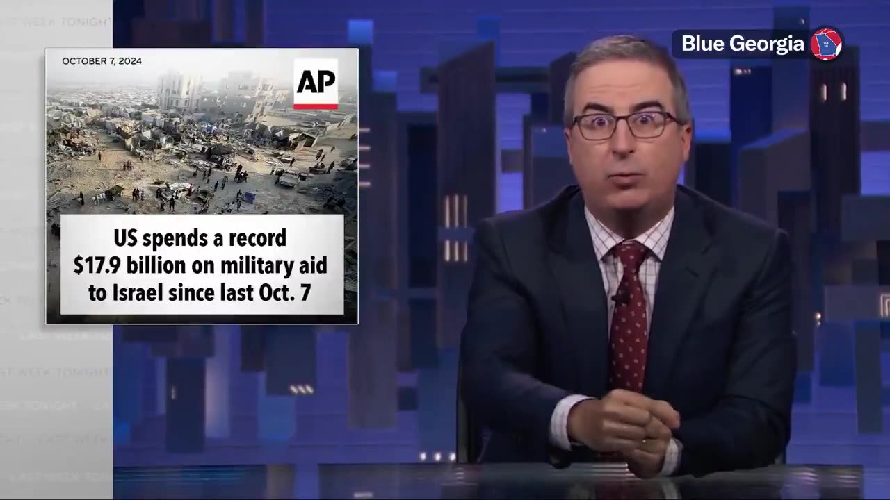 John Oliver: Gaza is being starved by Israel