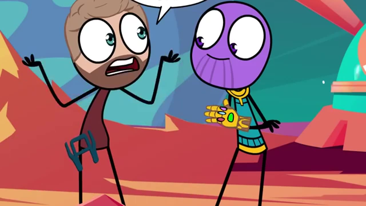 Star lord vs Thanos