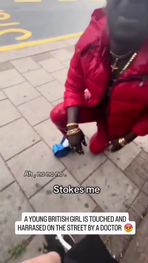 African Molests Schoolgirl