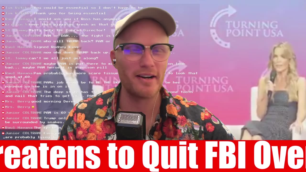 Epstein, Mossad & Meltdowns: Tucker Blows It All Up at TPUSA 🔥 | Bondi vs Bongino WAR
