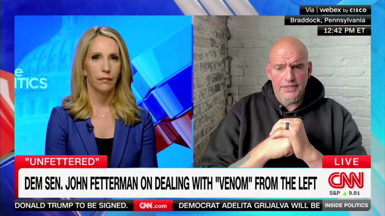 Oh My Gosh: John Fetterman Stuns CNNs Dana Bash By Telling Her How Cruel Left Is
