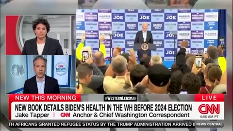 🚨Tapper: WH physician told Biden aides he might have to be in a wheelchair if he fell again: