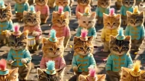The Great Kitten March – Formation Switch!