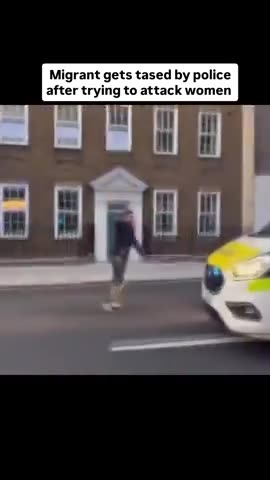 Paki gets tasered after fondling a UK white woman