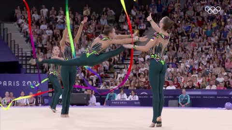 The most breathtaking moments of Rhythmic Gymnastics at #Paris2024 😮‍💨🔥
