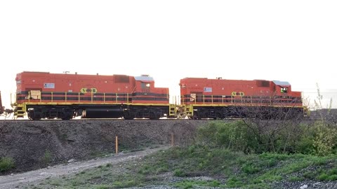 Indecisive South Buffalo Train gets too close to the camera