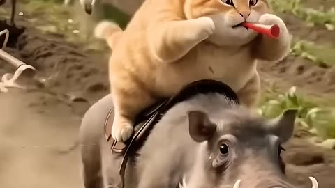 Cute baby cat/Cat Ai animated video Cat funny video #funny #pets #cat #adoptcat #mycat