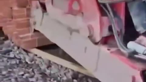 Migrant camp construction site detroyed