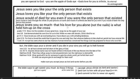Gods sees you like your the only person that exists..his love for you is Great